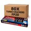 Cały karton petard Jorge TURBO CRACKERS FP20 - 80 paczek