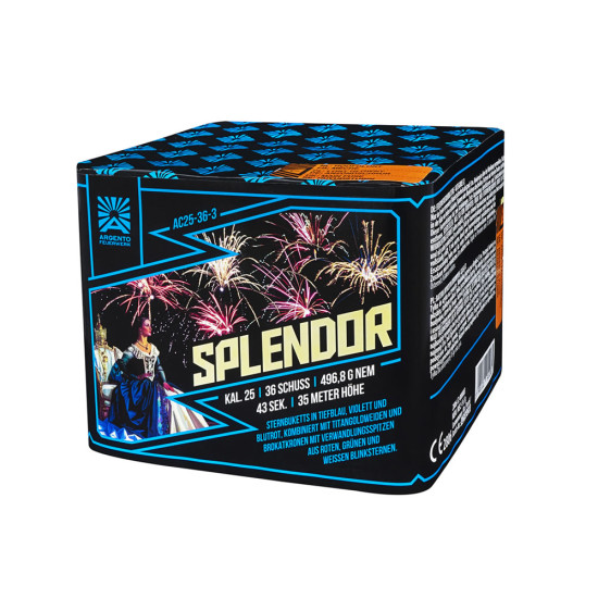 Splendor-550x550-1.jpg Wyrzutnia Argento Splendor AC25-36-3 - 36 strzałów 1"