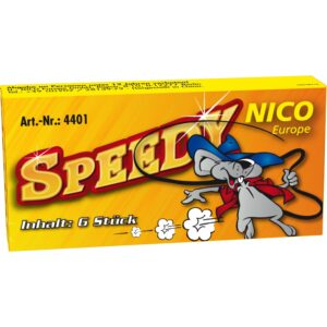 Wirujące bączki Nico SPEEDY - 6 sztuk